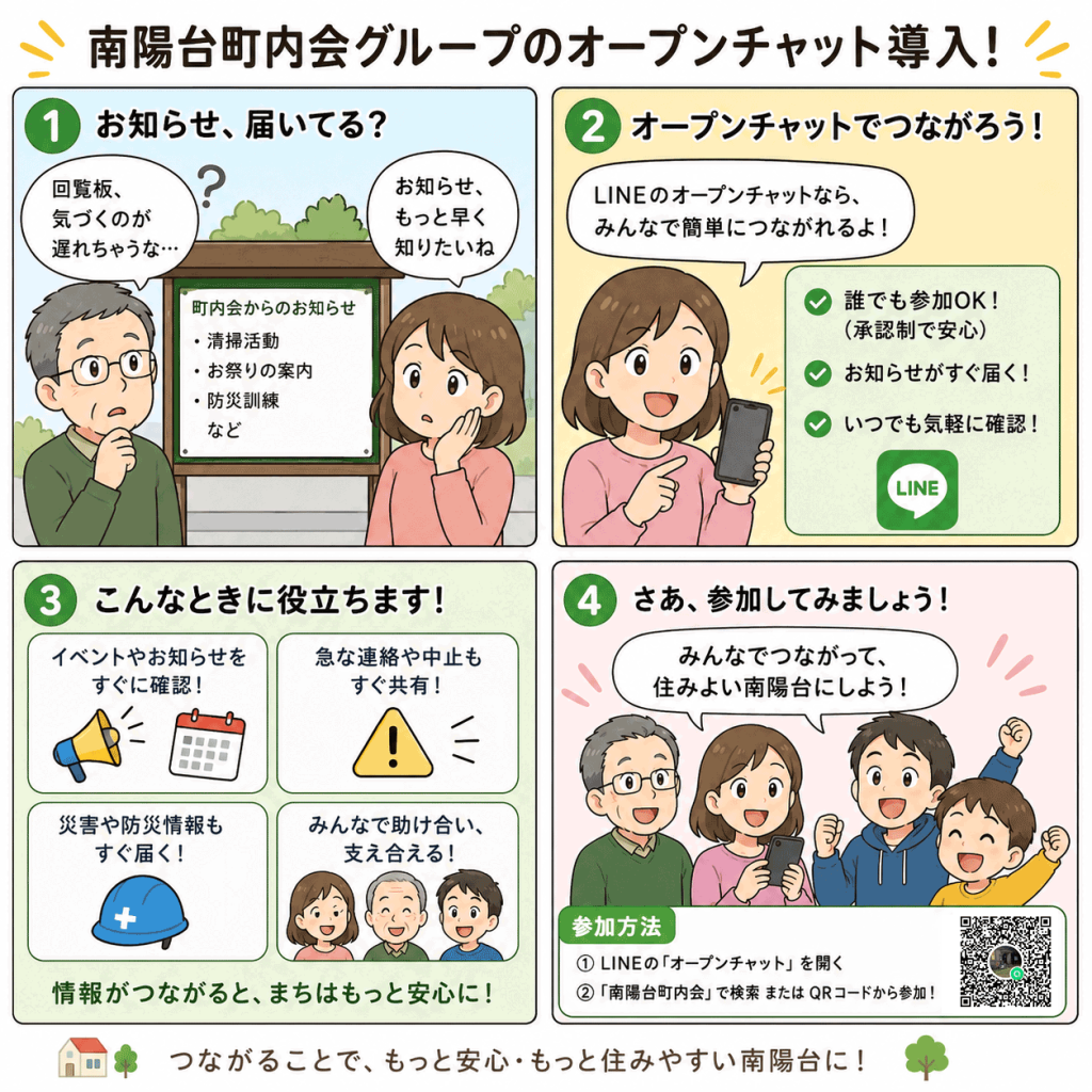 南陽台町内会グループチャット