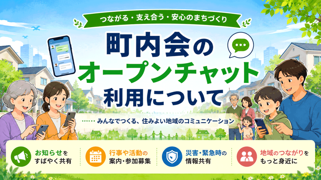 南陽台町内会グループチャット利用について